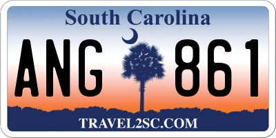 SC license plate ANG861