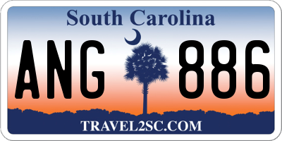 SC license plate ANG886