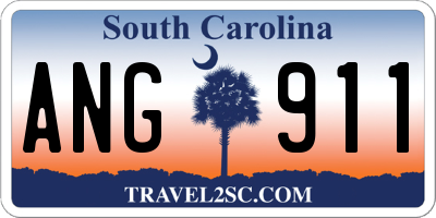 SC license plate ANG911