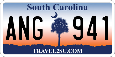 SC license plate ANG941