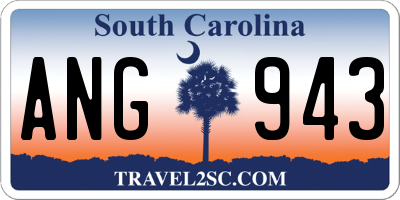 SC license plate ANG943