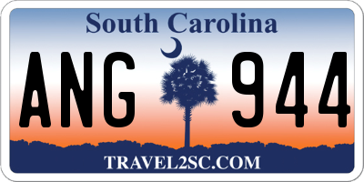 SC license plate ANG944
