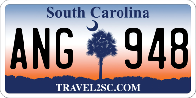 SC license plate ANG948