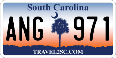 SC license plate ANG971