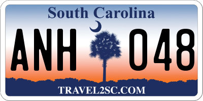 SC license plate ANH048
