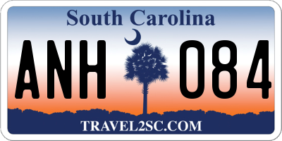SC license plate ANH084