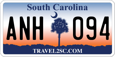 SC license plate ANH094