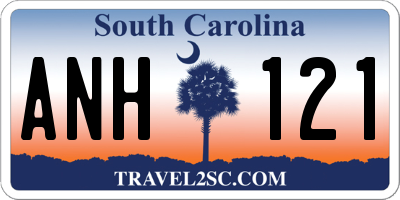 SC license plate ANH121