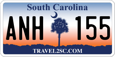 SC license plate ANH155