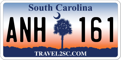 SC license plate ANH161