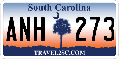 SC license plate ANH273