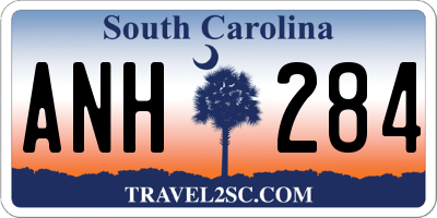 SC license plate ANH284