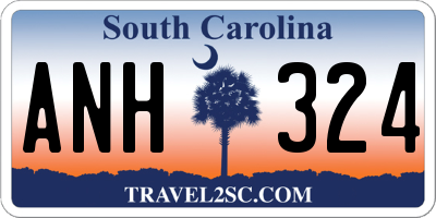 SC license plate ANH324