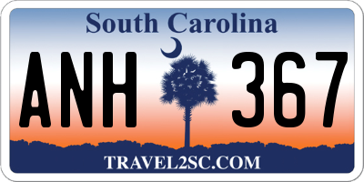 SC license plate ANH367