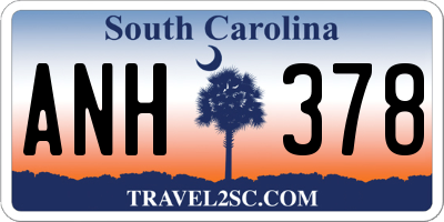 SC license plate ANH378