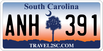 SC license plate ANH391
