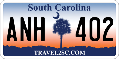 SC license plate ANH402