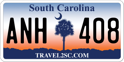 SC license plate ANH408