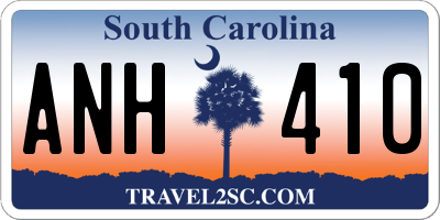 SC license plate ANH410