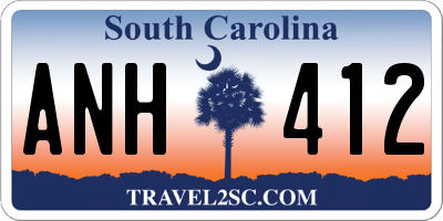 SC license plate ANH412