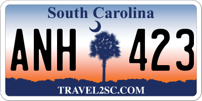 SC license plate ANH423