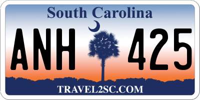 SC license plate ANH425