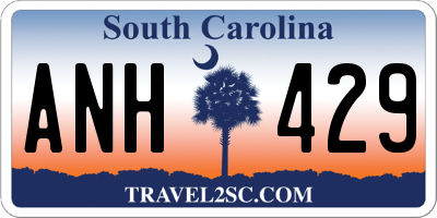 SC license plate ANH429