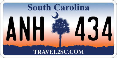 SC license plate ANH434