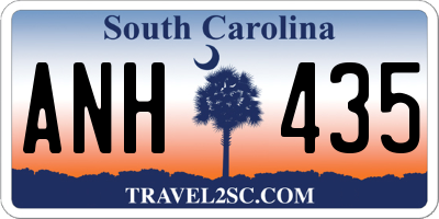 SC license plate ANH435