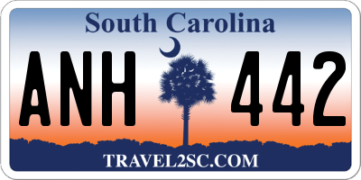 SC license plate ANH442