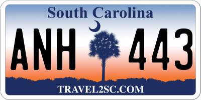 SC license plate ANH443