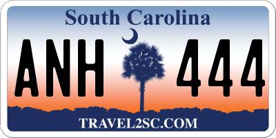 SC license plate ANH444
