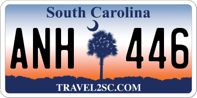 SC license plate ANH446