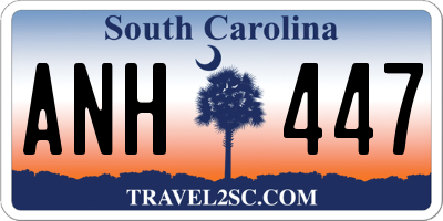 SC license plate ANH447