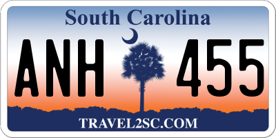 SC license plate ANH455