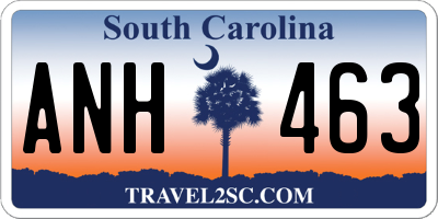 SC license plate ANH463
