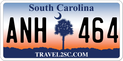 SC license plate ANH464