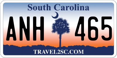 SC license plate ANH465