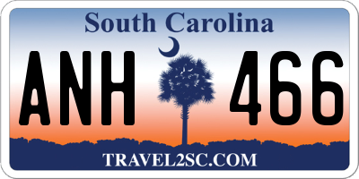 SC license plate ANH466