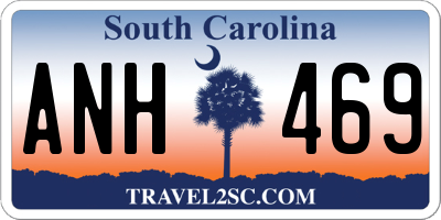 SC license plate ANH469