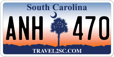 SC license plate ANH470