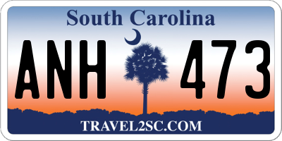 SC license plate ANH473