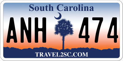SC license plate ANH474