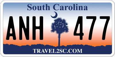 SC license plate ANH477