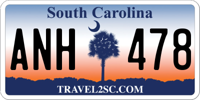 SC license plate ANH478