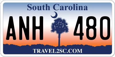 SC license plate ANH480