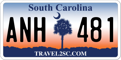 SC license plate ANH481