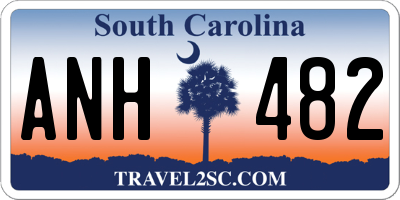 SC license plate ANH482
