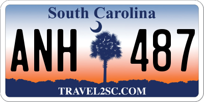 SC license plate ANH487
