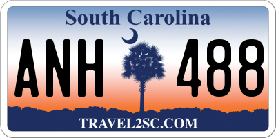 SC license plate ANH488